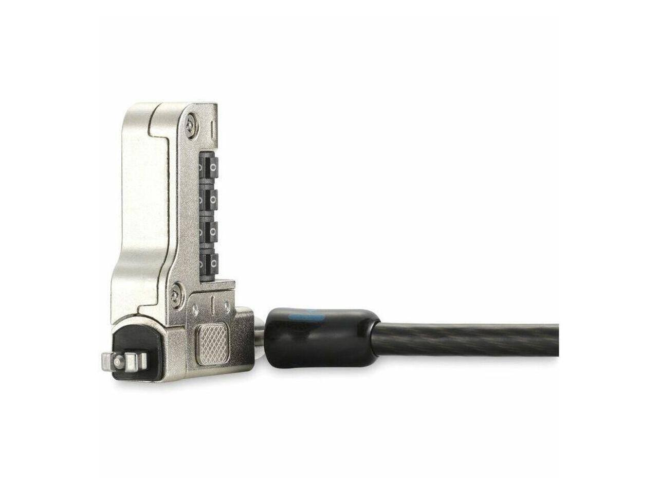 Alt View 5. Kensington - Kensington Slim N17 2.0 Combo Laptop Lock - Resettable 4-Wheel - Carbon Steel - 5.91 ft.