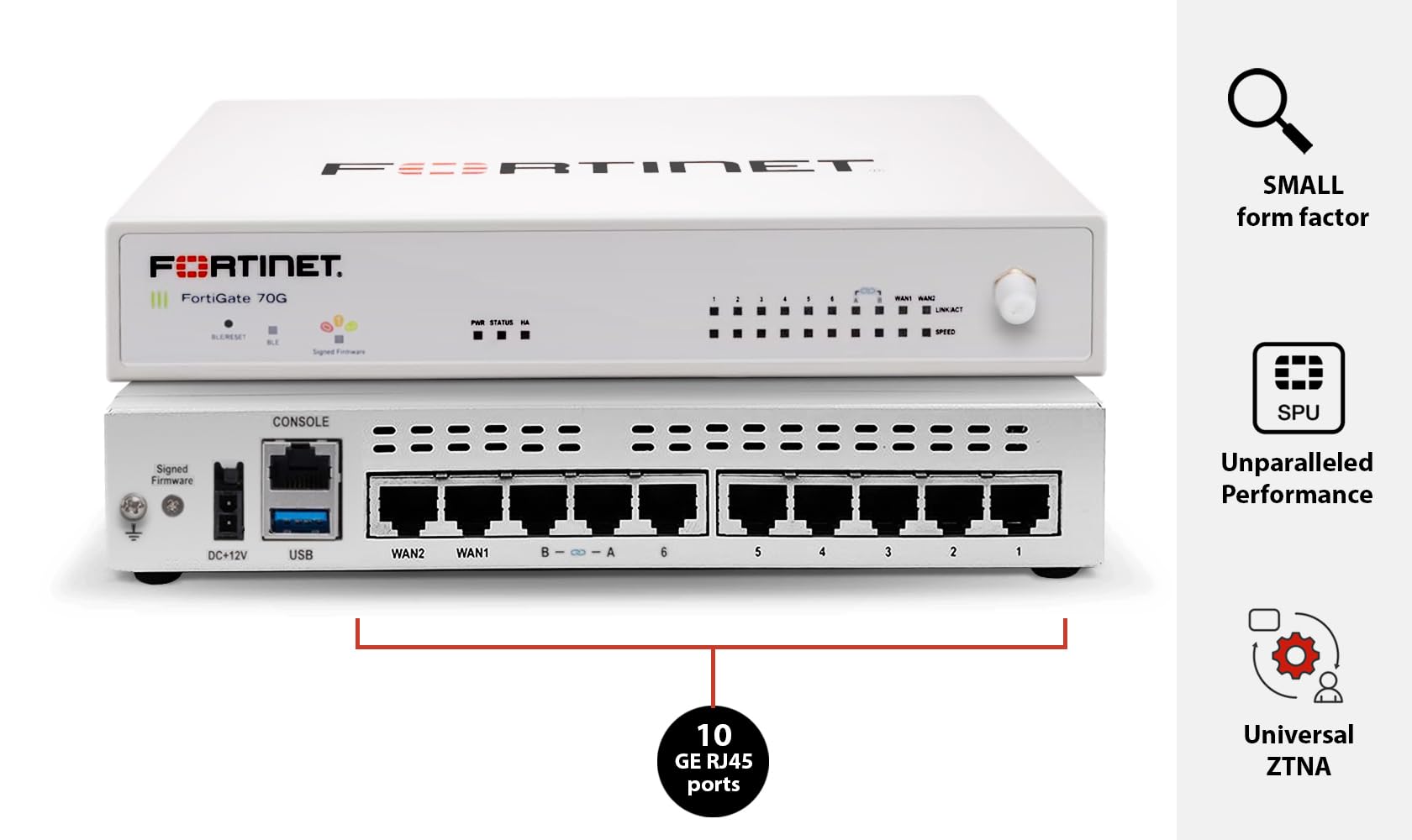 Fortinet FortiGate 70G Next Generation Firewall with 3 Year Enterprise ...