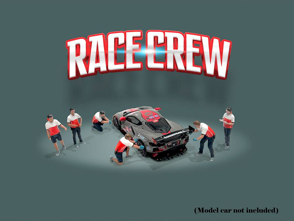 RACE CREW

(Model car not included)