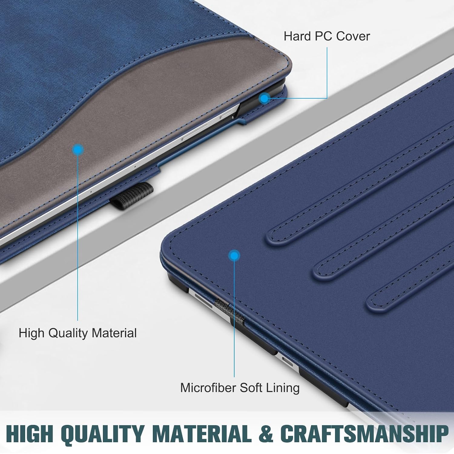 Hard PC Cover  
High Quality Material  
Microfiber Soft Lining  
HIGH QUALITY MATERIAL & CRAFTSMANSHIP