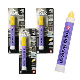 Sakura - Solid Paint Markers, Yellow, 3 Pack