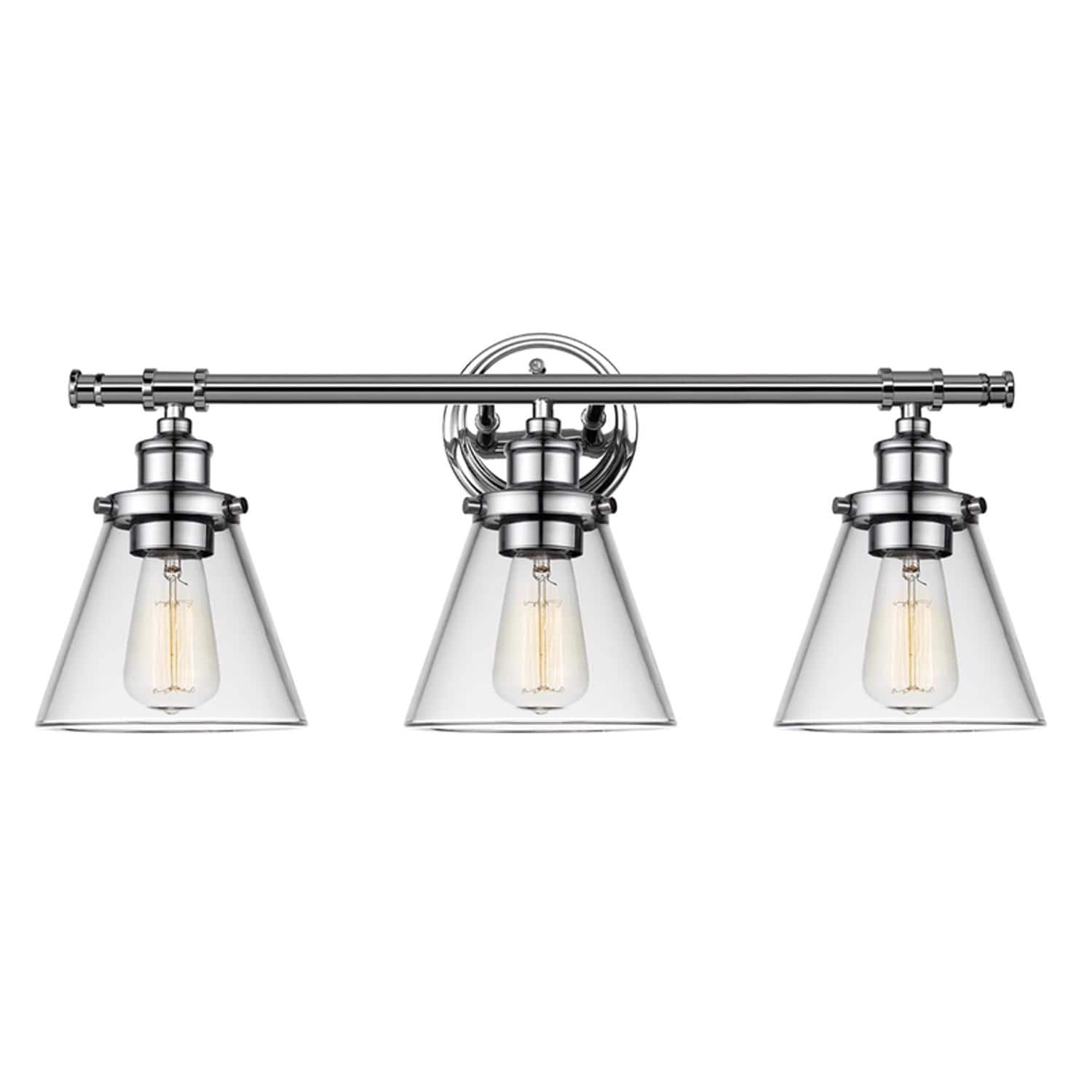 Globe Electric - Parker 3-Light Chrome Wall Sconce
