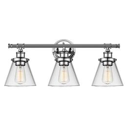 Globe Electric - Parker 3-Light Chrome Wall Sconce