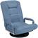 Front. Best Choice Products - Best Choice Products 360-Degree Swivel Gaming Floor Chair w/ Armrest Handles, Foldable Adjustable Backrest - Dusty Blue - Dusty Blue.