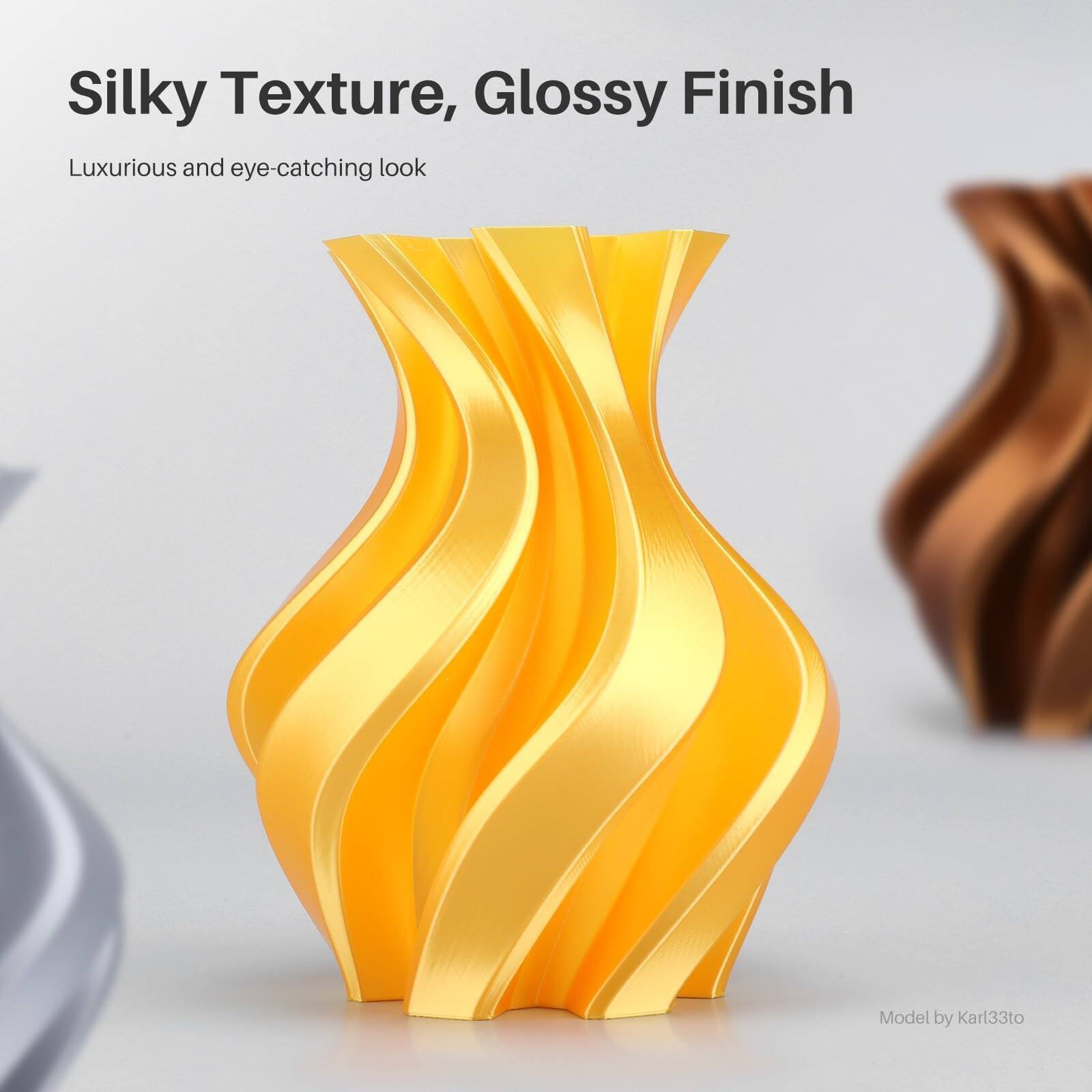 Silky Texture, Glossy Finish  
Luxurious and eye-catching look  

Model by Karl33to