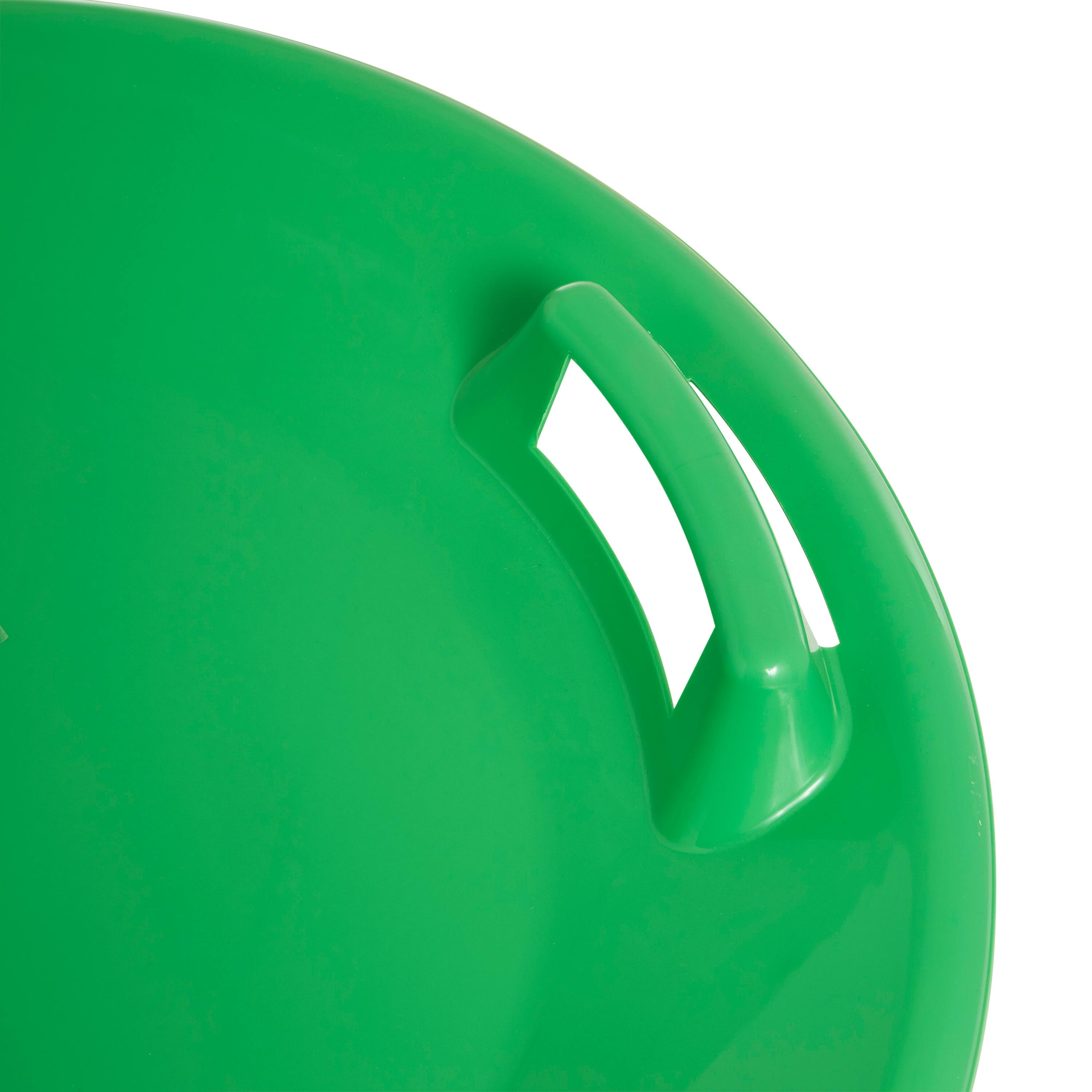 Alt View 10. Slippery Racer - Slippery Racer Downhill Pro Adults and Kids Plastic Saucer Disc Snow Sled, Green - Green.
