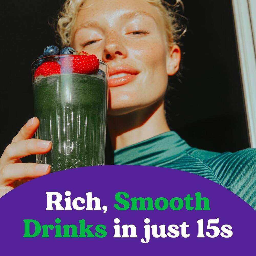 Rich, Smooth Drinks in just 15s