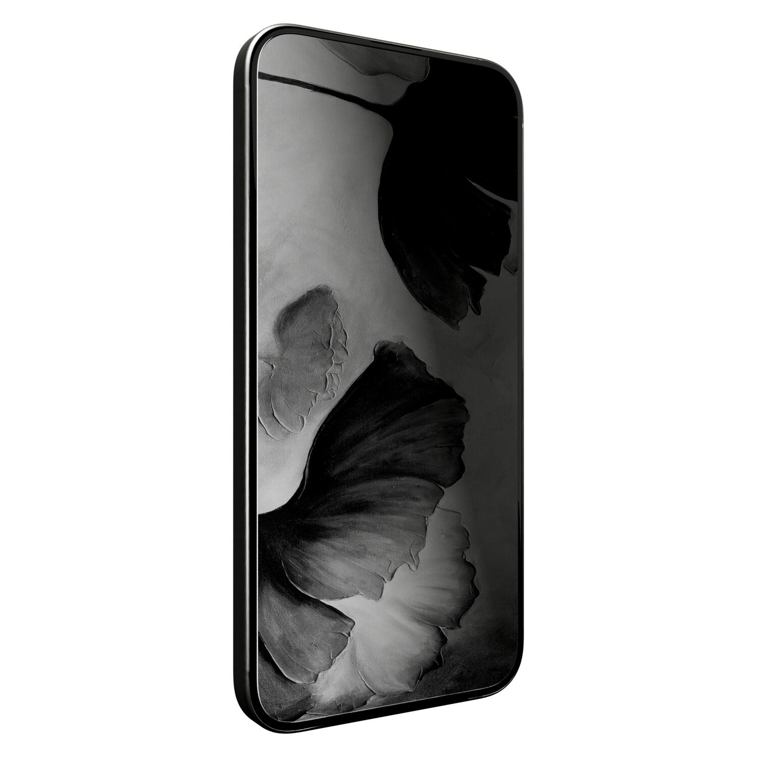Alt View 1. Cellhelmet - Privacy Tempered Glass with Alignment Tray for iPhone 17 Pro Max - Clear.