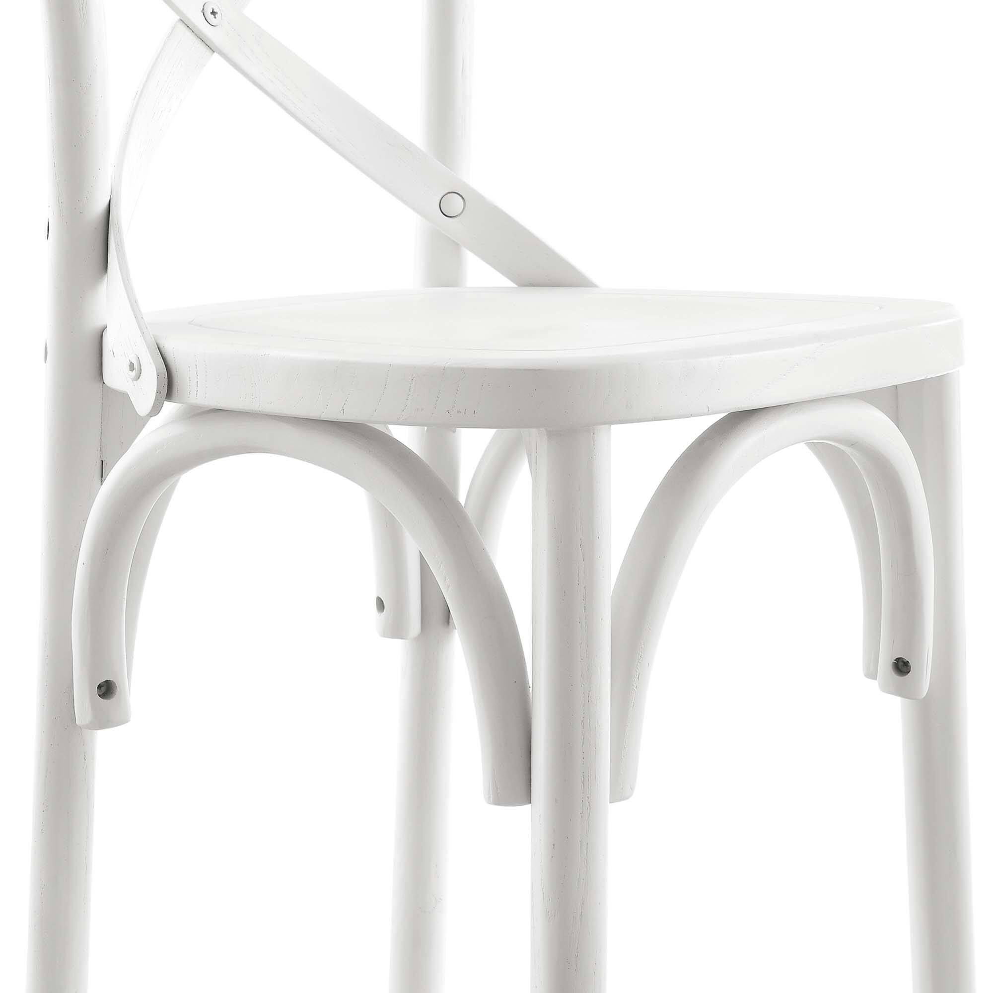 Alt View 4. Modway - Gear Counter Stool by Modway - White.