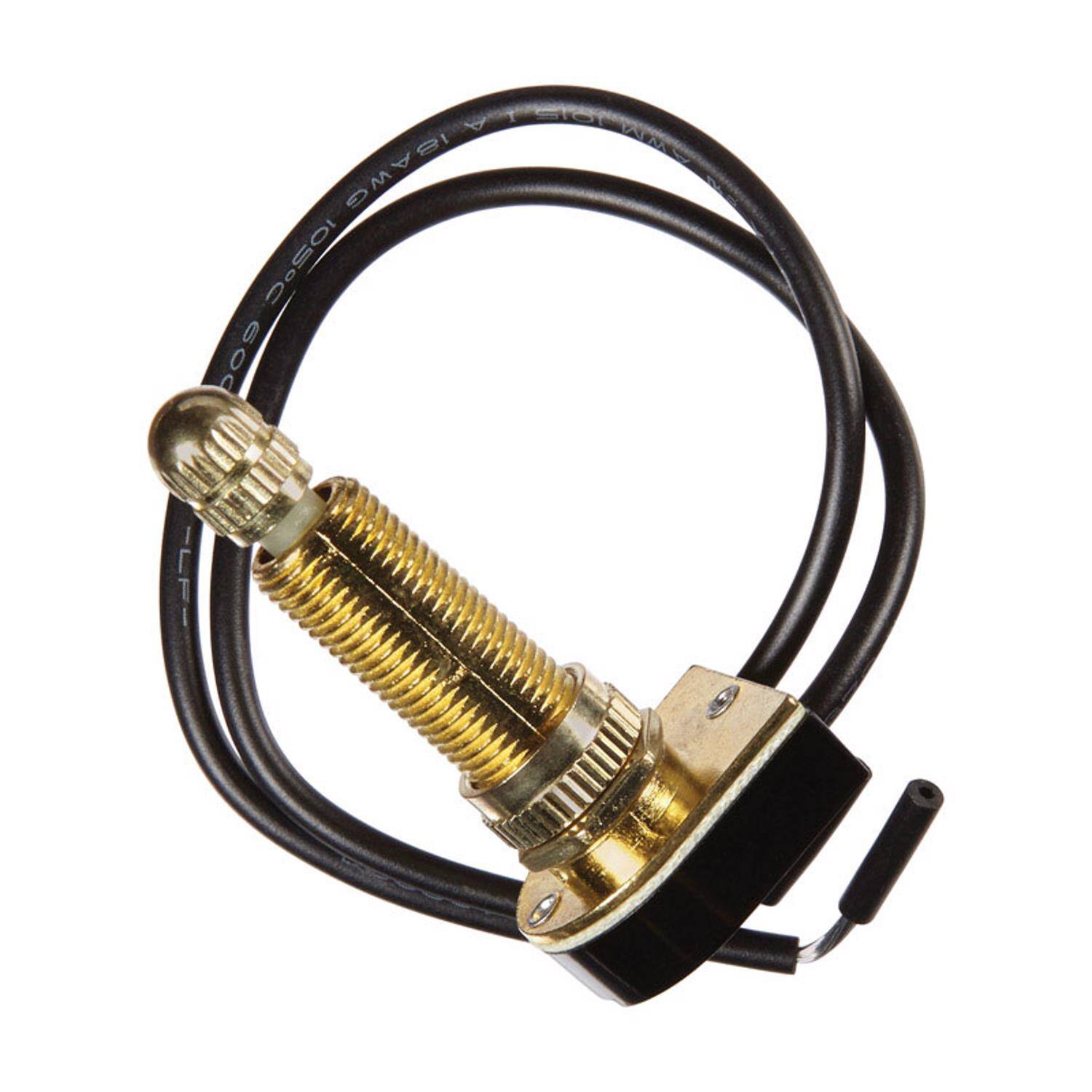 Jandorf - 6 amps Single Pole Rotary Appliance Switch 1 pk - Brass