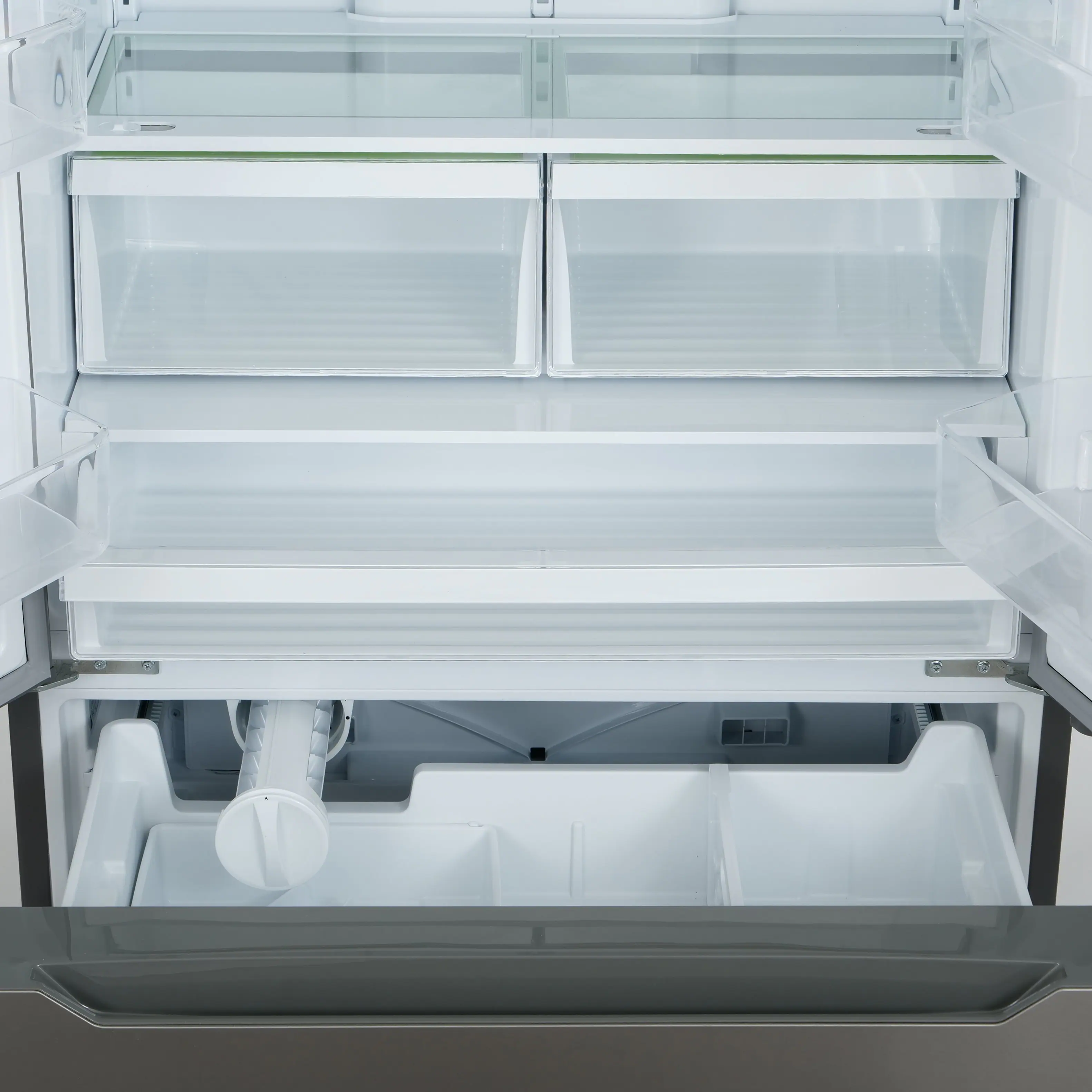 Alt View 10. COSMO - COS-FDR225RHSS 36 in. Lumin Collection 22.5 cu. ft. Counter Depth French Door Refrigerator with Recessed Handles - Stainless Steel.