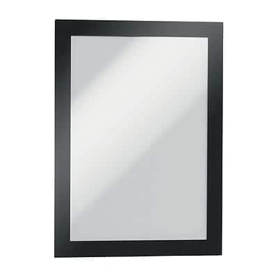 "Durable - Duraframe Sign Holder, 5"" x 8"", Wall Mounted, 2/Pack (491301) - Black" price history on PriceWatchPro