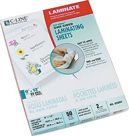 C-line - Cleer Adheer Laminating Sheets, Roll, 50/Box - Clear
