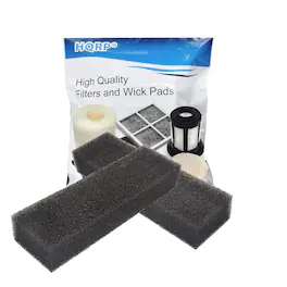 HQRP - 2-Pack Foam Aquarium Filter Sponge Compatible with Eshopps AEO19070, RS-300 RS-200 RS-100, Zoo Med 501