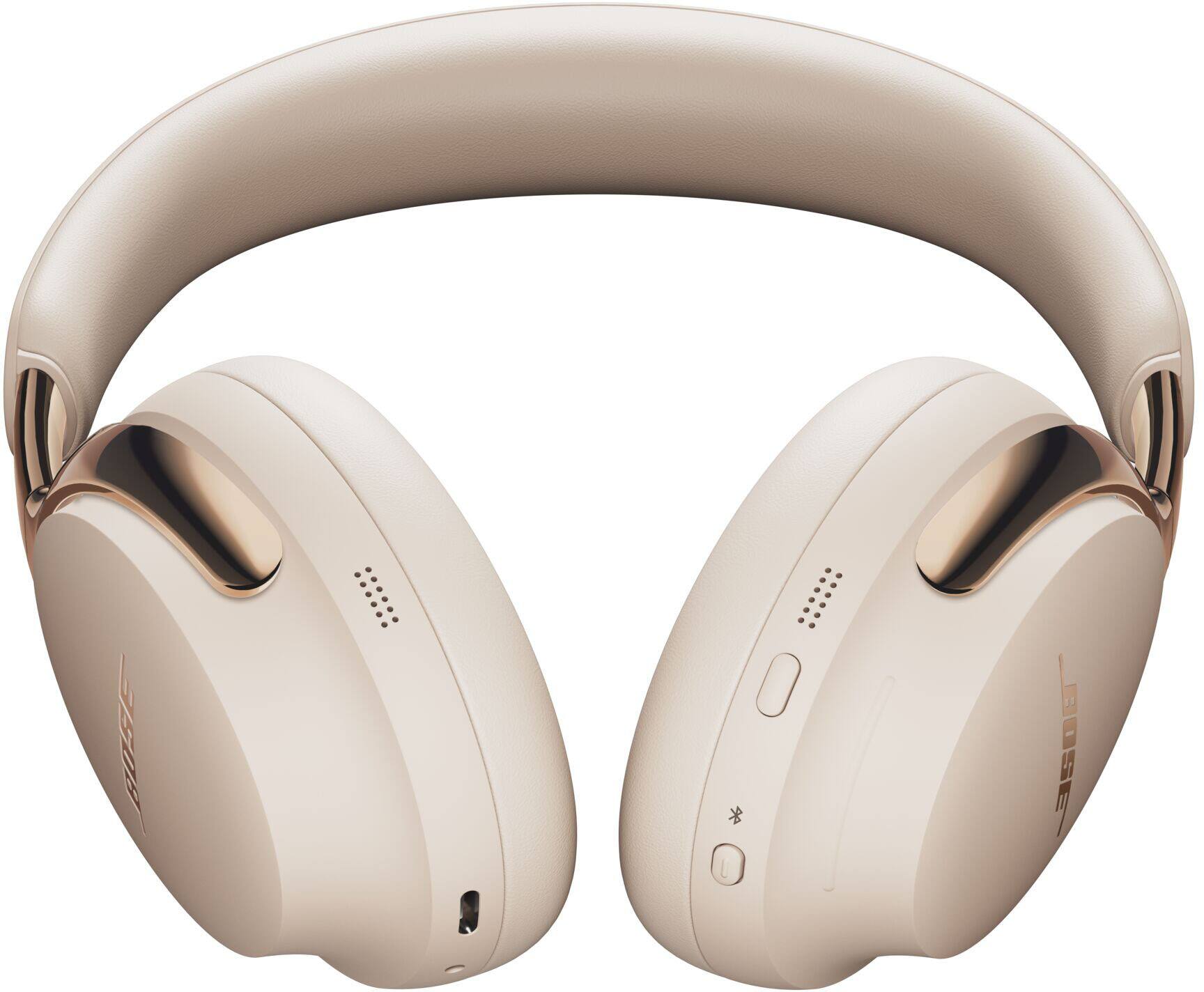Angle. Bose - QuietComfort Ultra Headphones (2nd Gen) - Driftwood Sand.