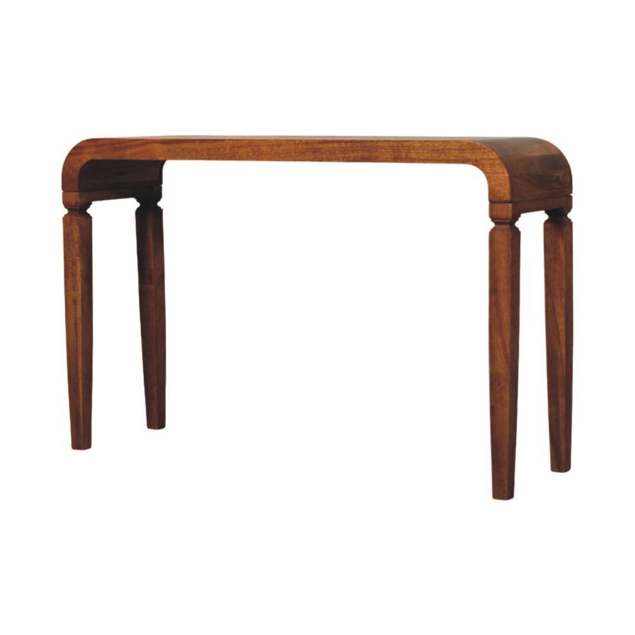 Angle. Artisan Furniture - Artisan Furniture Solid Wood Arcus Console Table - Brown.