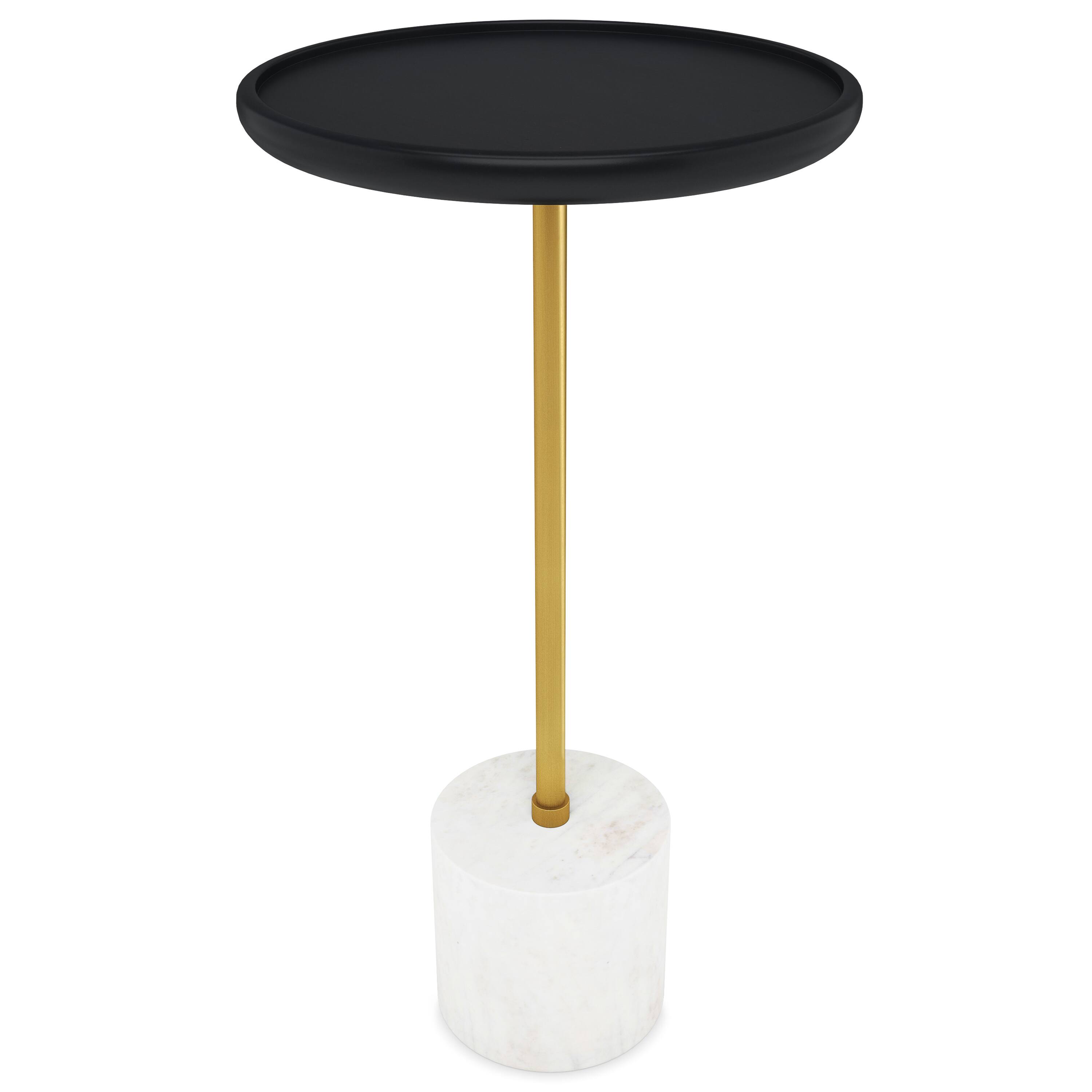 Angle. Simpli Home - Turner  Side Table - Black.