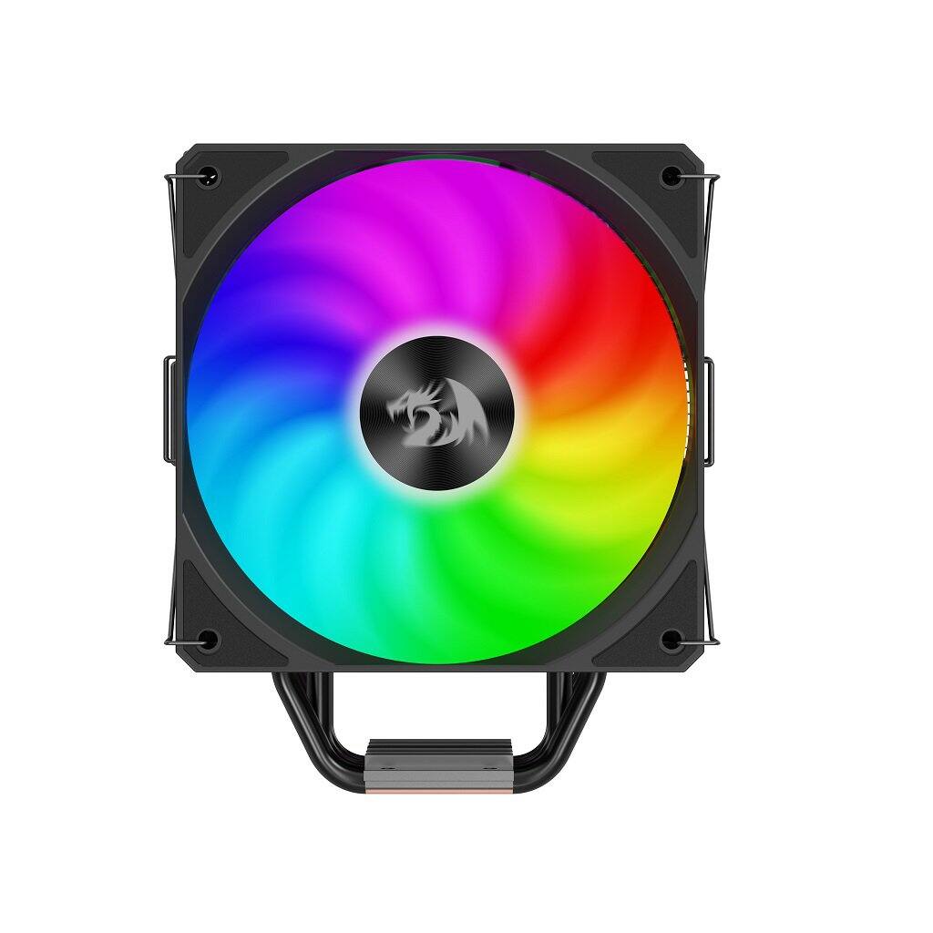 Left. REDRAGON - CC-2177 CPU Air Cooler Mighty 260w CPU Cooler - Black.