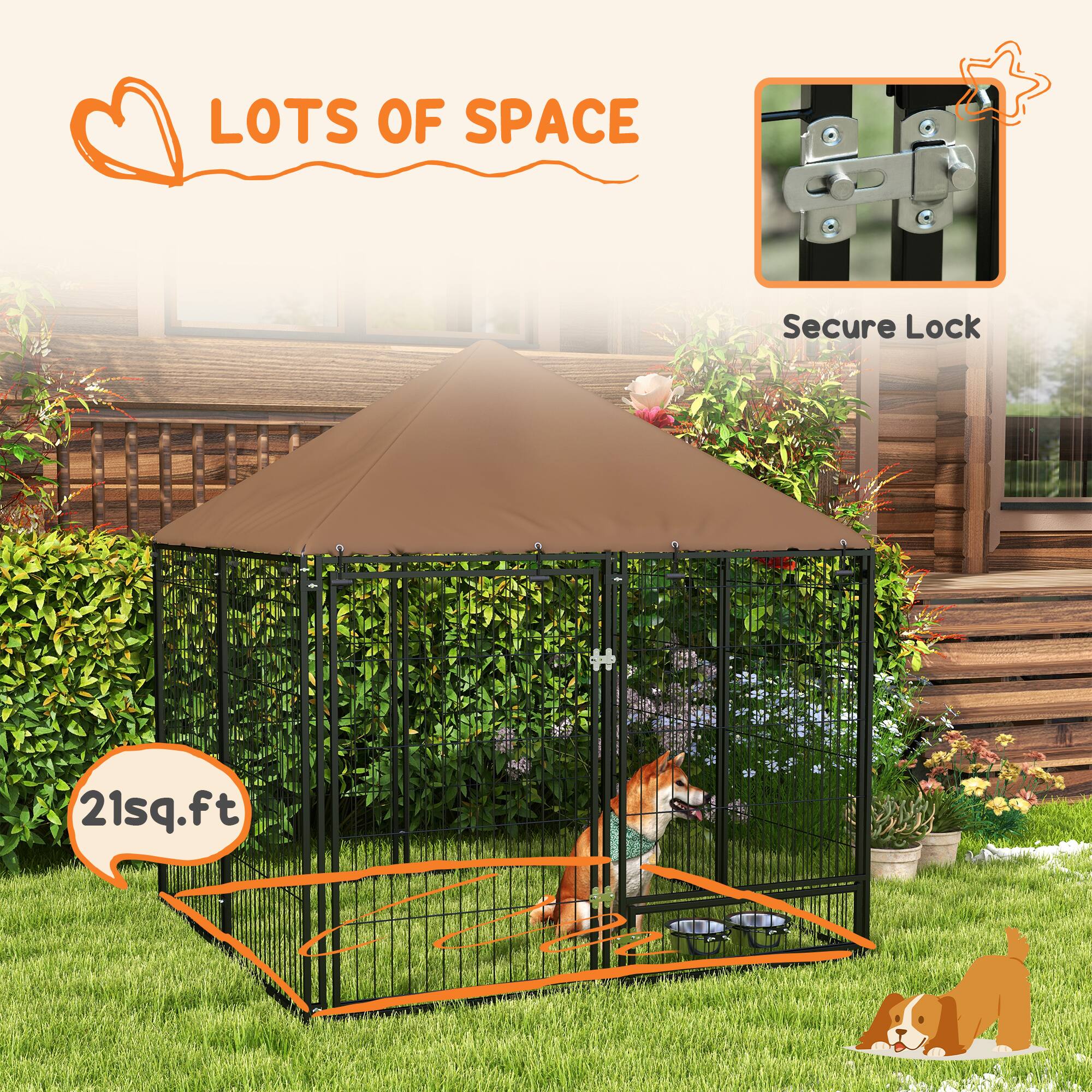 LOTS OF SPACE  
Secure Lock  
21sq.ft
