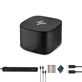 HP - Thunderbolt Dock G2 with Combo Cable Bundle