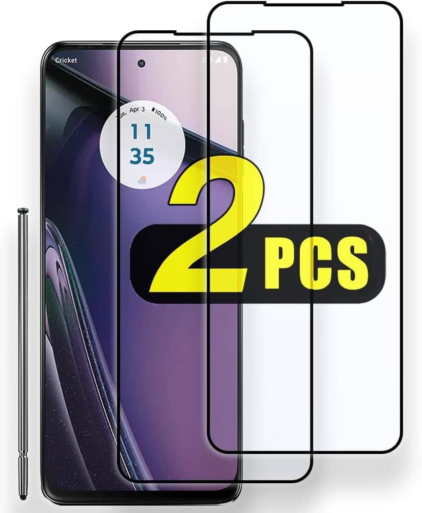 Entronix - Tempered Glass Screen Protector for Moto G Play 2023 - 2-Piece Set - Transparent