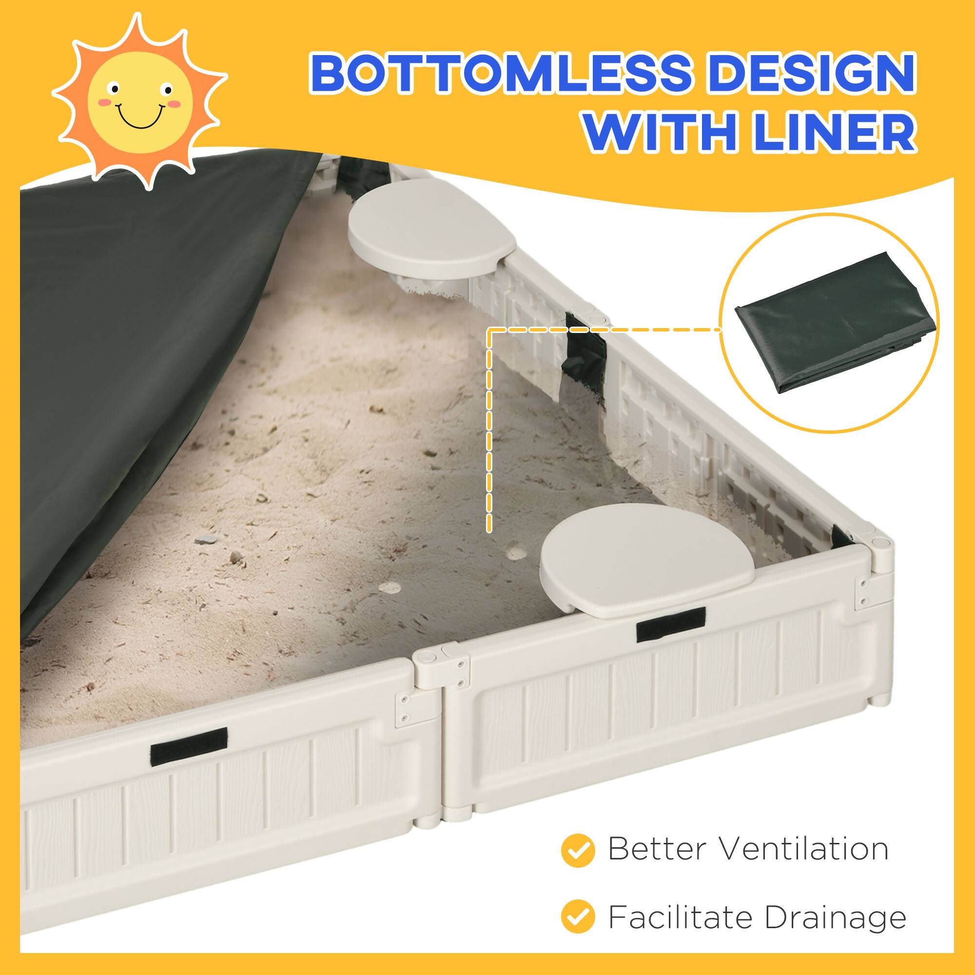 BOTTOMLESS DESIGN WITH LINER

- Better Ventilation
- Facilitate Drainage