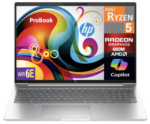 ProBook
AMD Ryzen 5
RADEON GRAPHICS 660M
AMD WiFi 6E
Copilot