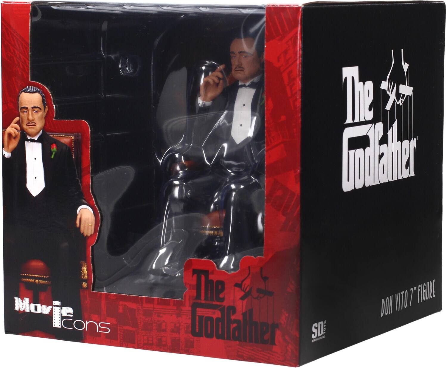 The Godfather  
Movie Icons  
The Godfather  
DON VITO 7" FIGURE  
SDCC EXCLUSIVE
