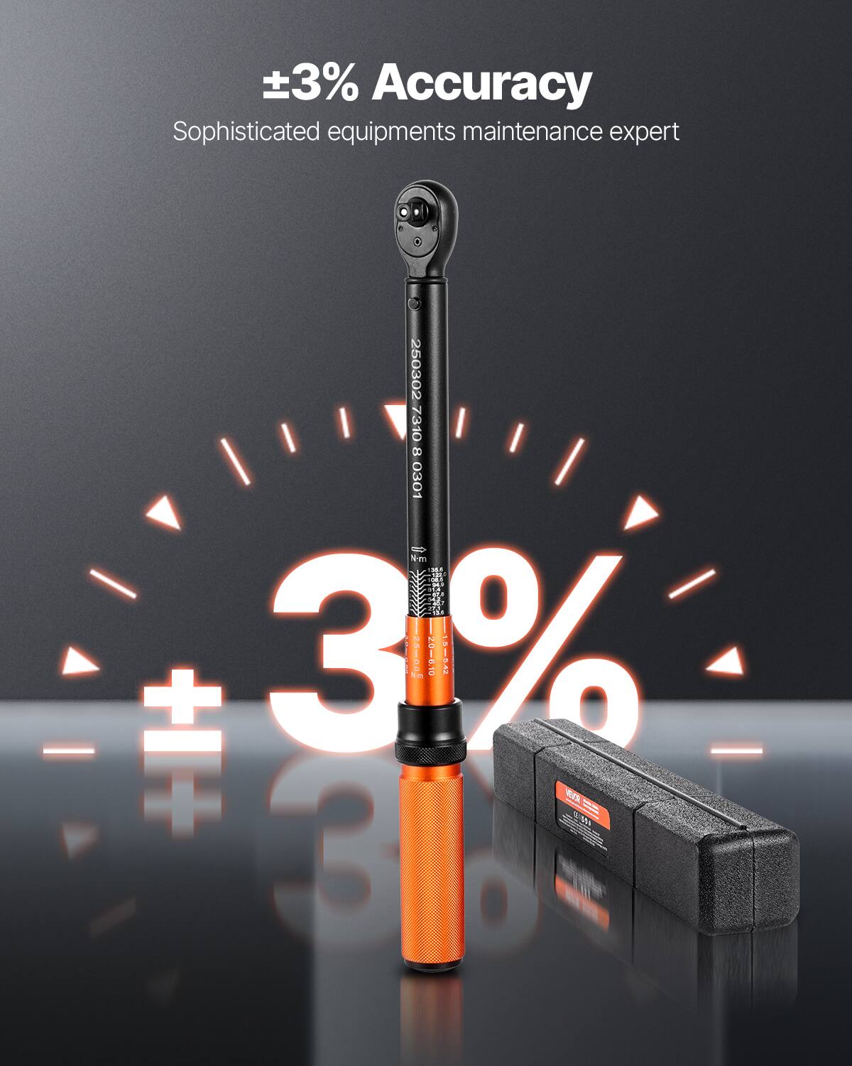 ±3% Accuracy  
Sophisticated equipment maintenance expert