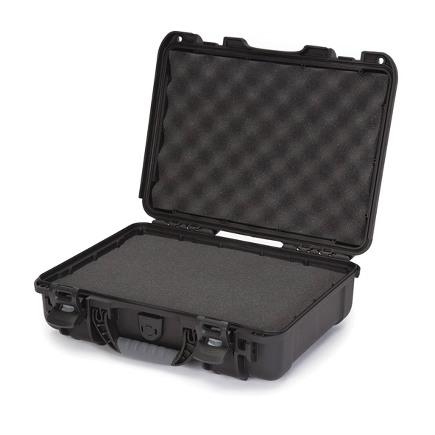 Left. NANUK - 910 Waterproof Hard Case with Foam Insert - Black.