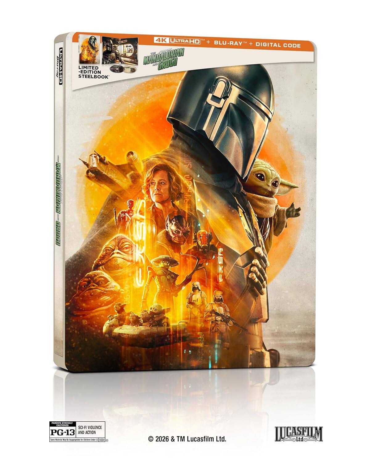 Alt View 1. Steelbook The Mandalorian And Grogu (2026) (4K + Digital).
