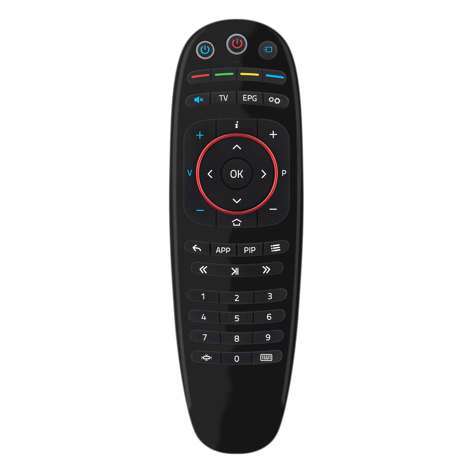 TV EPG OK PIP APP IK 1 2 3 4 5 6 7 8 9 0