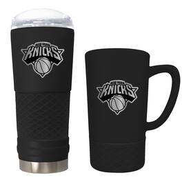 Great American Products - New York Knicks 24oz. Stealth Draft Tumbler and 15oz. Stealth Jump Mug Set - Multicolor