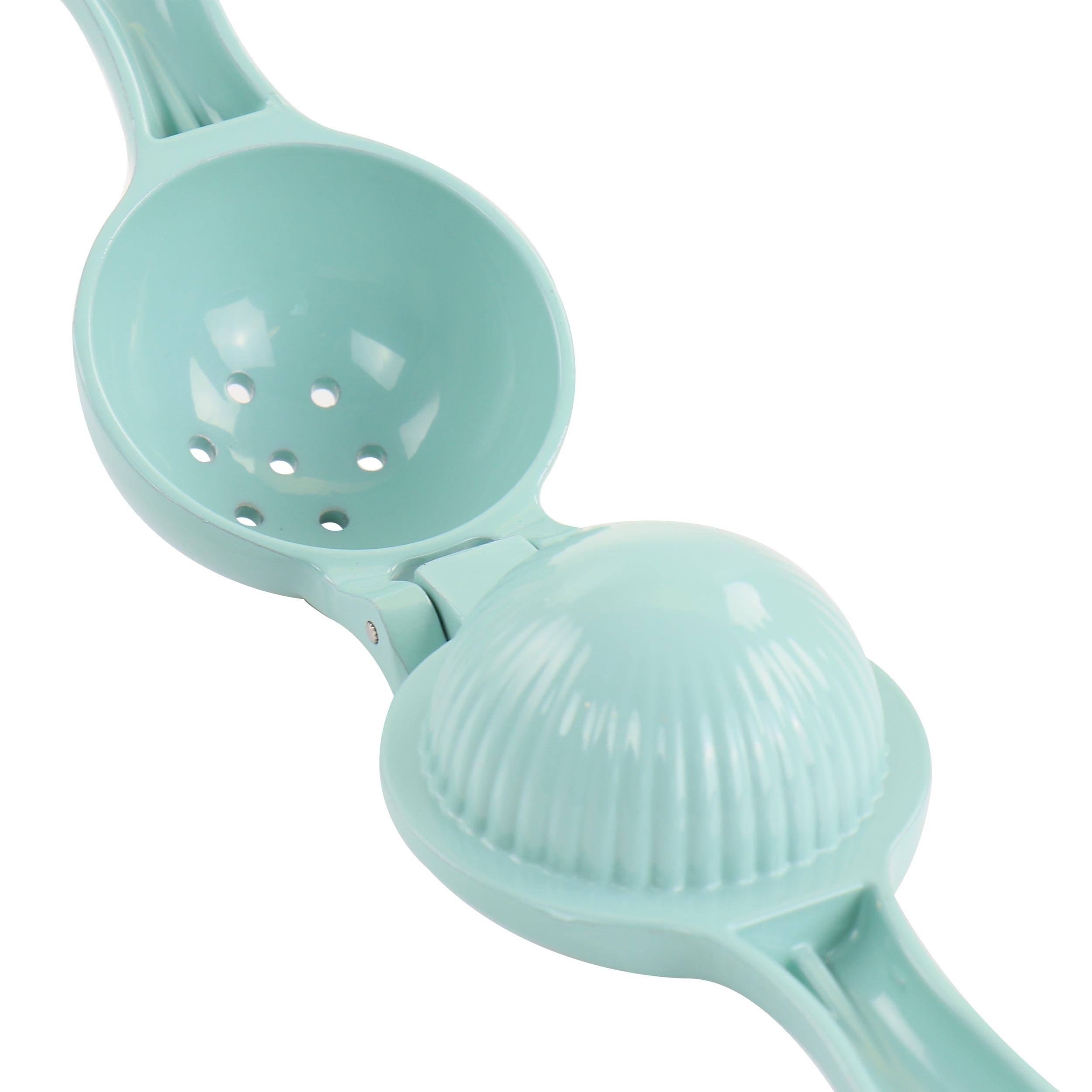 Alt View 2. Martha Stewart - Martha Stewart Cast Aluminum Citrus Squeezer - Teal.