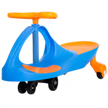 Front. Lil Rider - Wiggle Car for Ages 3 and Up - Twist, Wiggle, and Go (Blue).