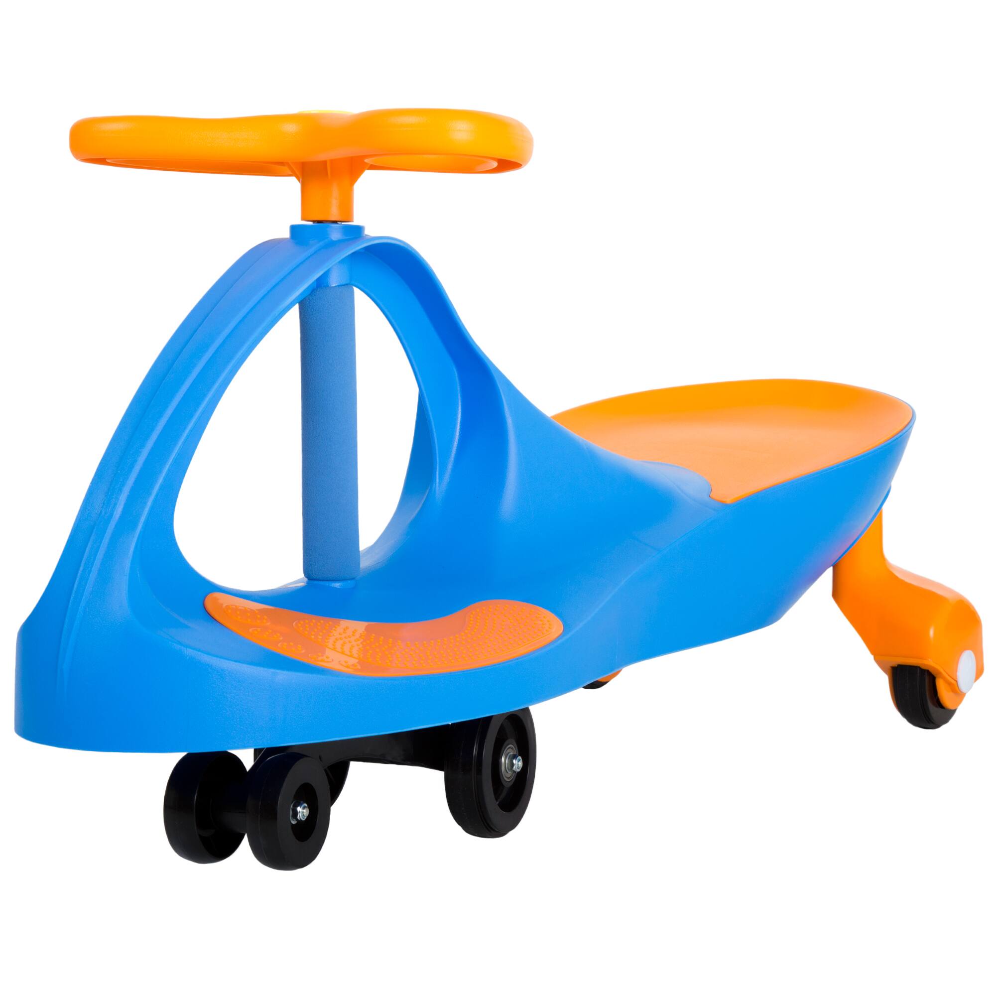 Front. Lil Rider - Wiggle Car for Ages 3 and Up - Twist, Wiggle, and Go (Blue).