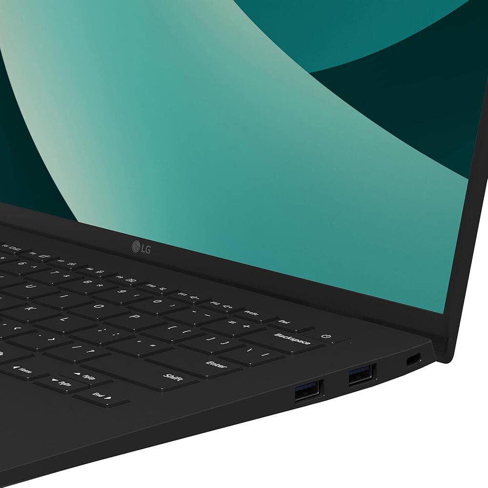 LG gram 14-inch Thin and Lightweight Laptop, Windows 11 Home Obsidian Black - Thumbnail 2