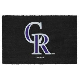 The Memory Company - Colorado Rockies Team Colors Doormat - Multicolor