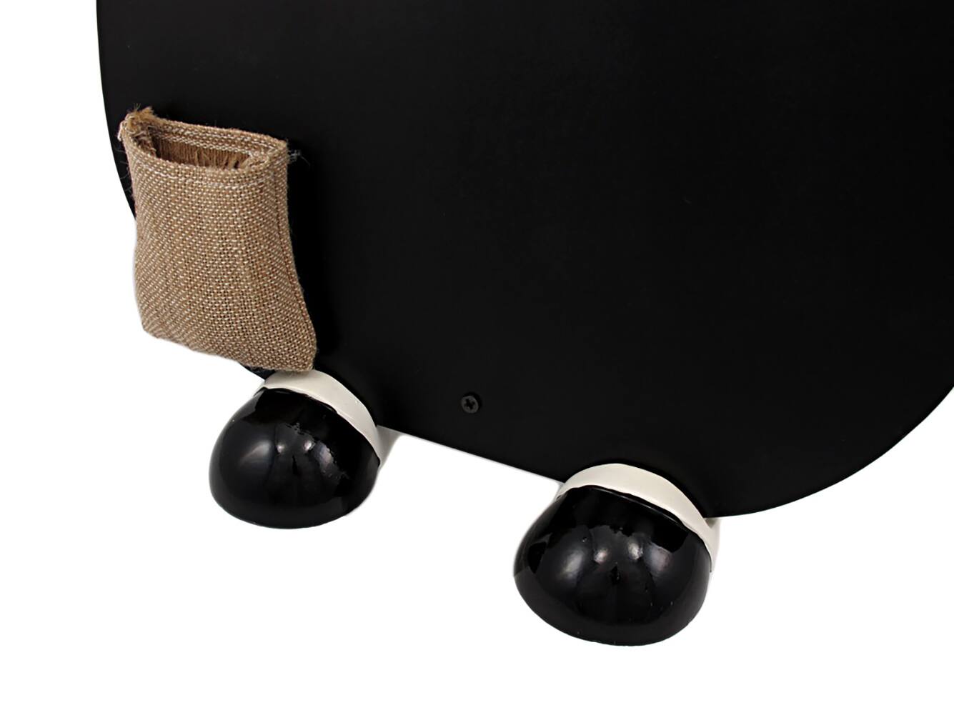 Alt View 4. Zeckos - Comical Zebra Chalkboard Menu Board Wild Animals - Black.