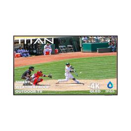 Titan - S100 QLED 75" Covered Patio Outdoor TV, Tizen OS, IP65 Weatherproof, 4K, USA
