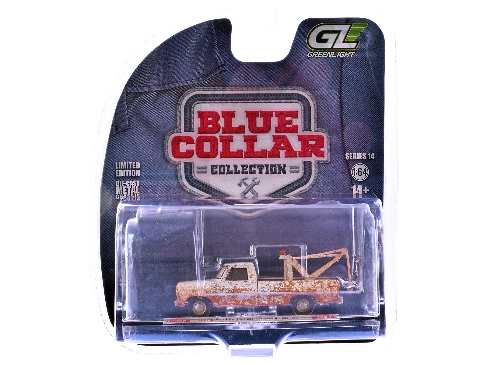 GL GREENLIGHT BLUE COLLAR SERIES 14 LIMITED EDITION - COLLECTION = 1:64 DIE-CAST METAL CHASSIS x 14+
