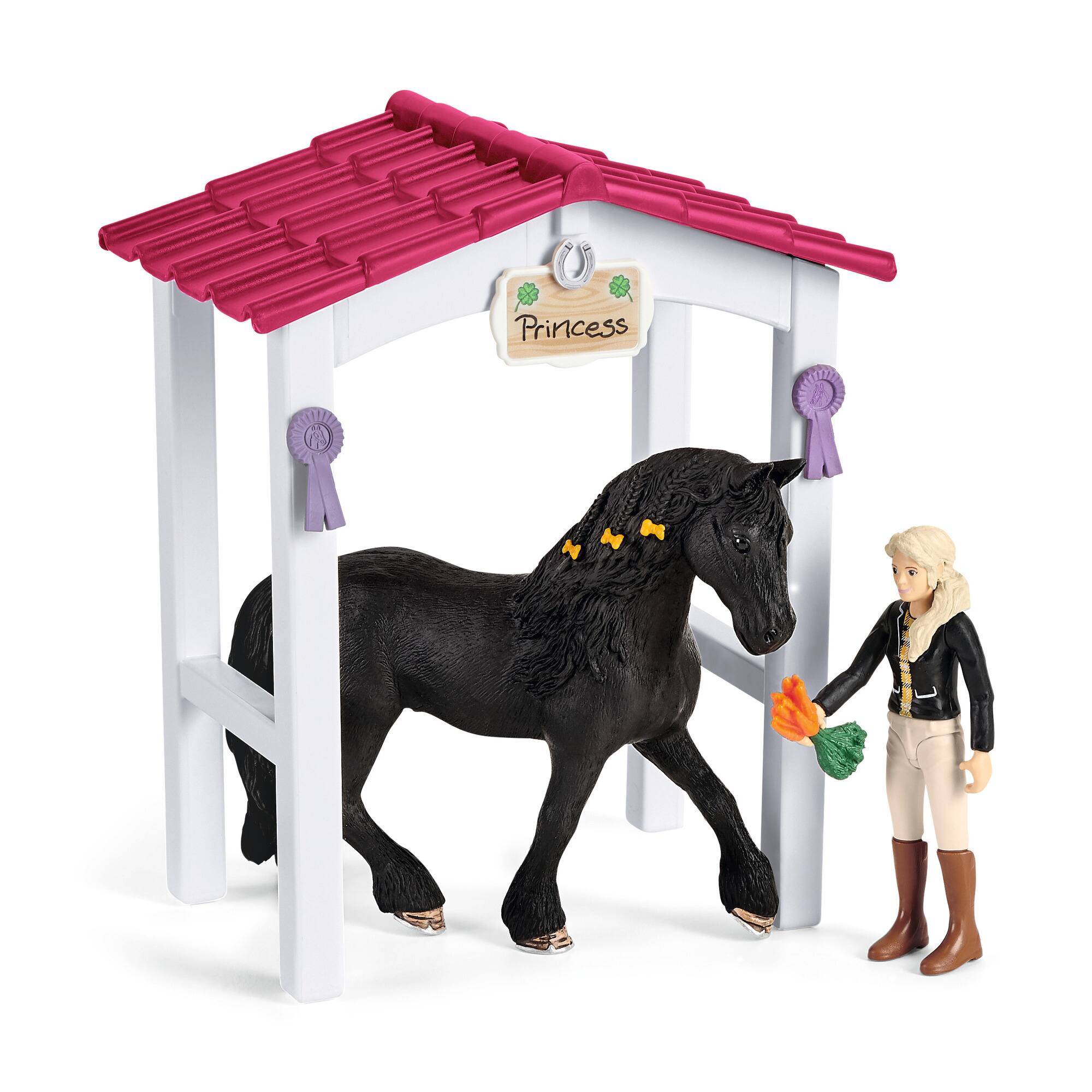 Back. Schleich - Horse Box With Tori & Princess.