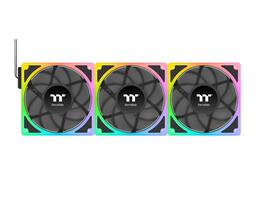Thermaltake - Toughfan EX 140 ARGB Sync 3-Pack; PWM; MagForce 2.0; Hydraulic Bearing; - Black