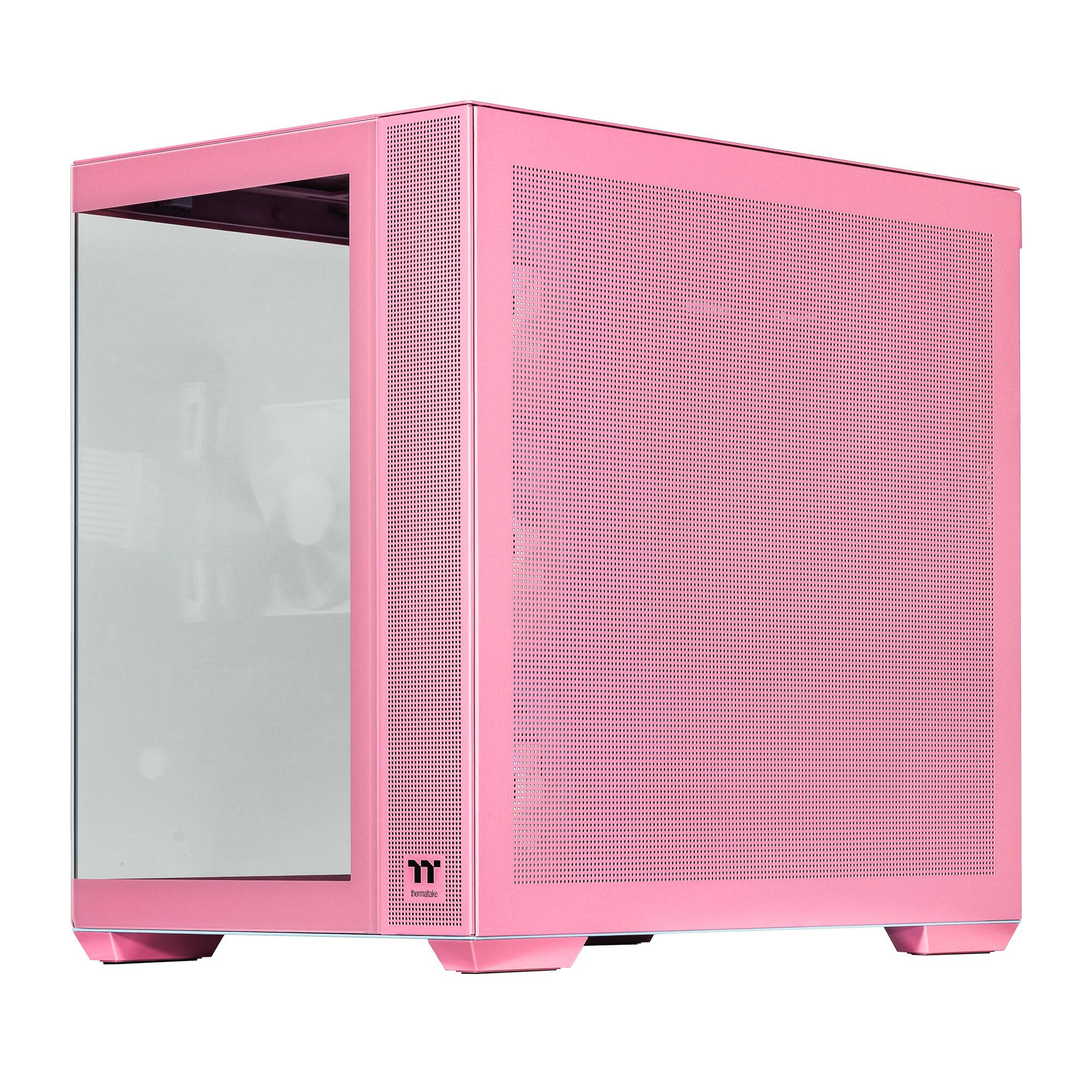 Alt View 4. Velztorm - Velztorm Pink Fultix Desktop PC (AMD Ryzen 5-5500, 32GB DDR4, 1TB PCIe SSD, GeForce RTX 5060, Win 11 Pro) - Rose Pink.