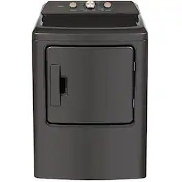 Midea - 6.7 Cu. Ft. Front Load Electric Dryer with Sensor Dry - Gray