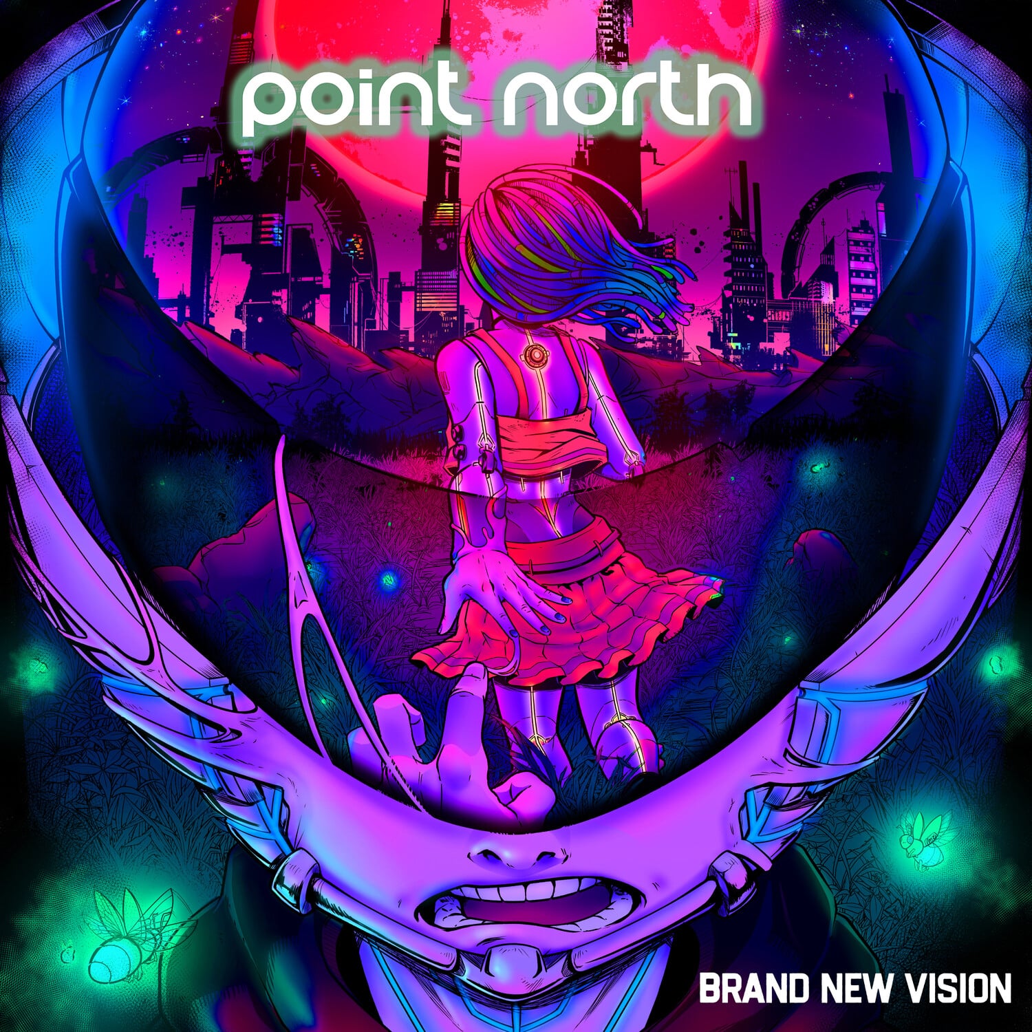 Point North - Brand New Vision (Purple & Pink Swirl)  - VINYL LP