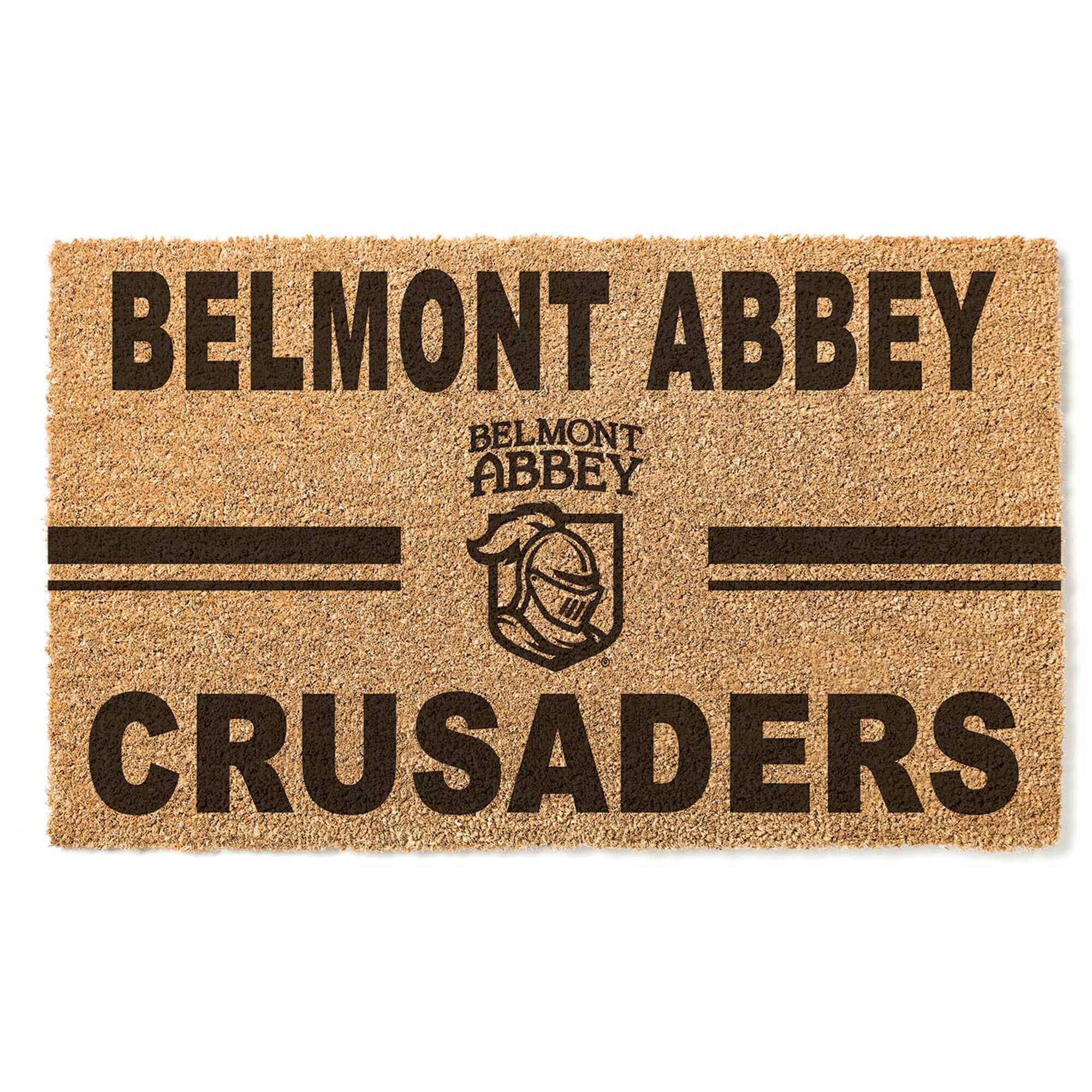Belmont Abbey Crusaders 18" x 30" Team Logo Doormat