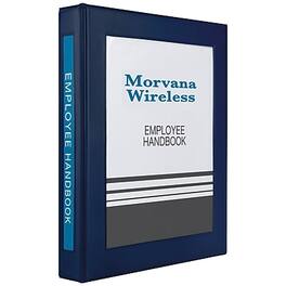 Avery - Heavy Duty 1" 3-Ring Framed View Binders, One Touch EZD Ring - Navy Blue