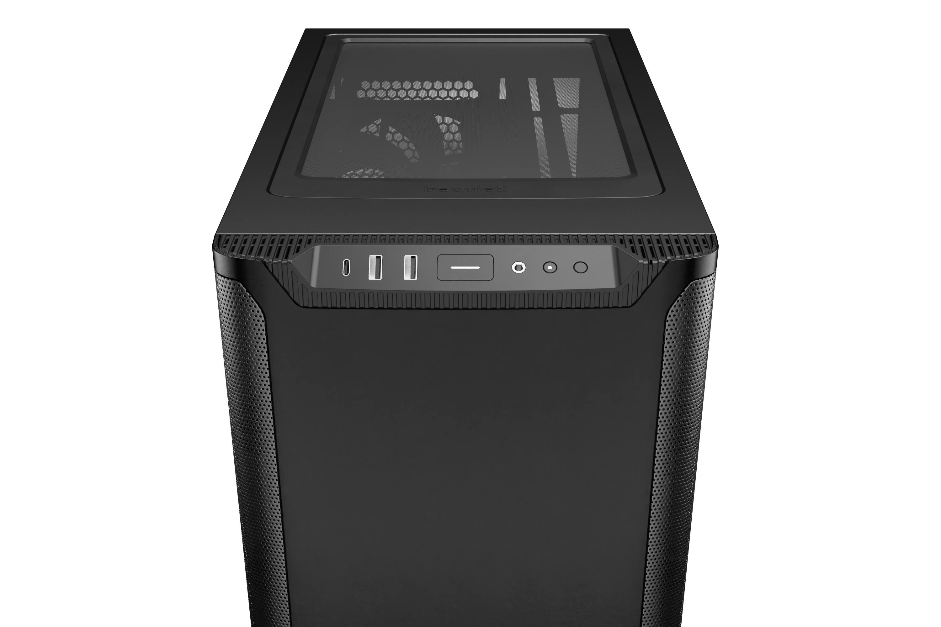 Alt View 1. be quiet! - PURE BASE 501 ATX Mid-Tower Case - Black.