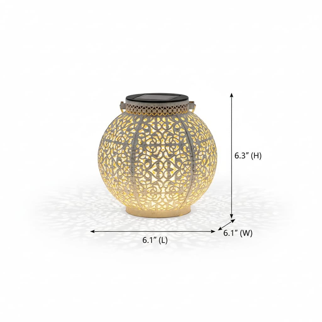 6.3" (H)  
6.1" (L)  
6.1" (W)